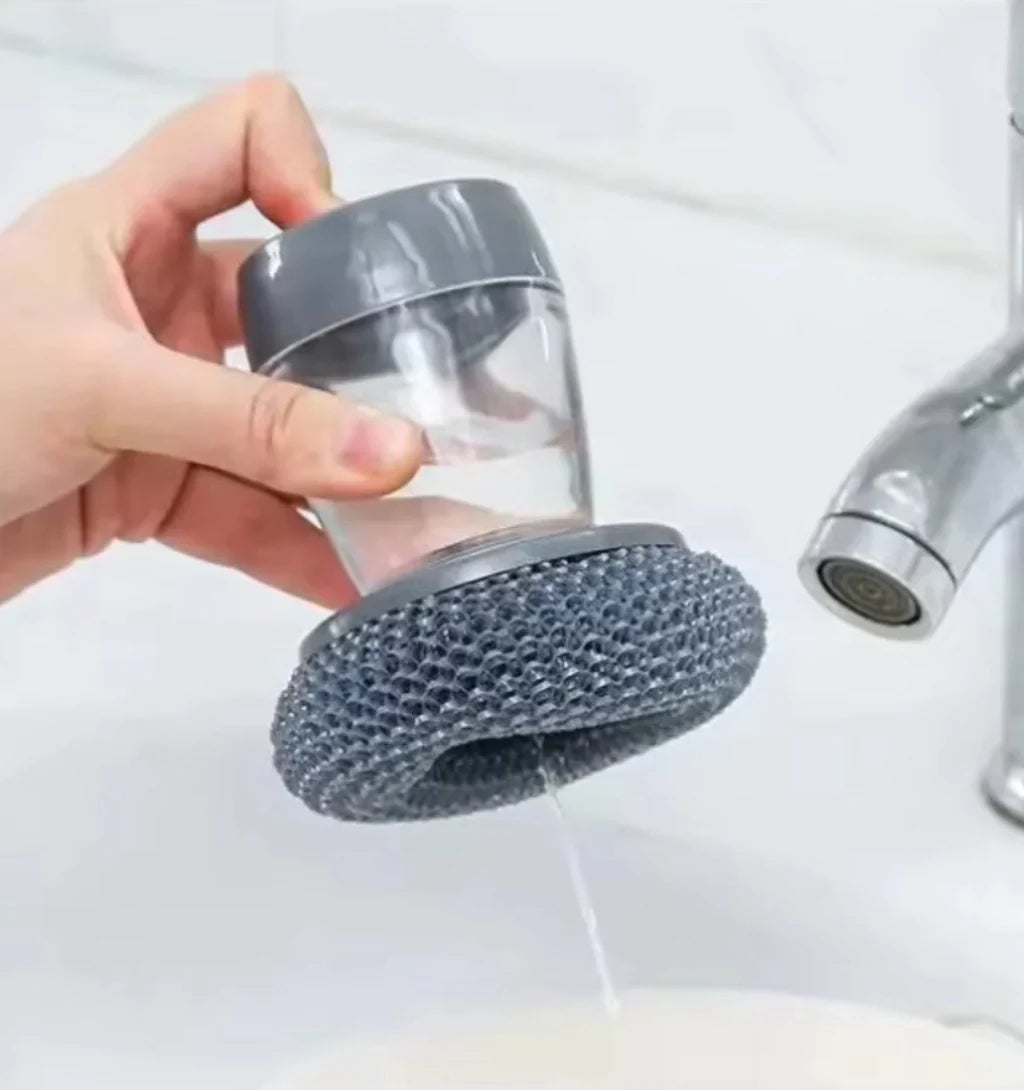 Refillable Steel Cleaning Sponge | Kitchen Cleaning